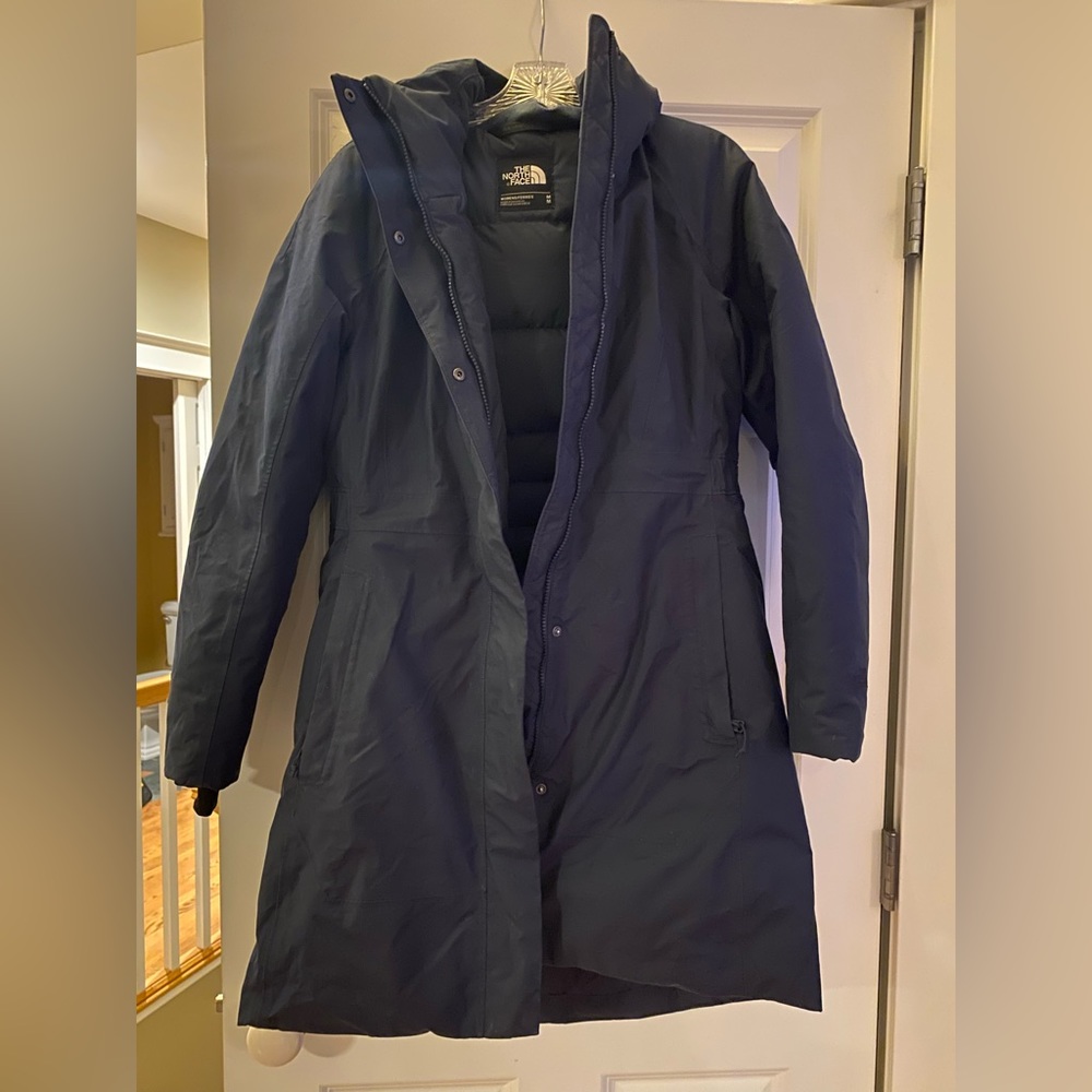 Down Winter Parka - Navy - Size M